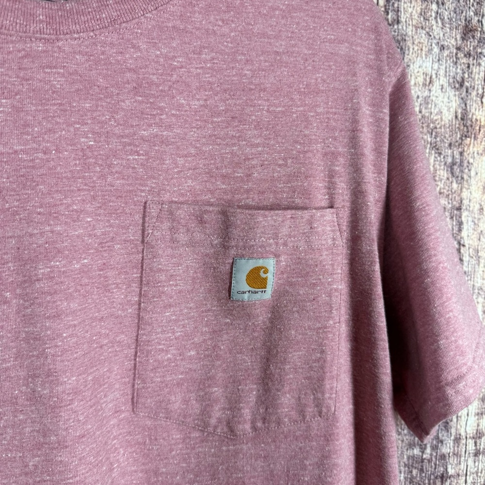 Carhartt Short Sleeve Tee Light‎ Rose Peachy Pink Tshirt - Picture 2 of 10